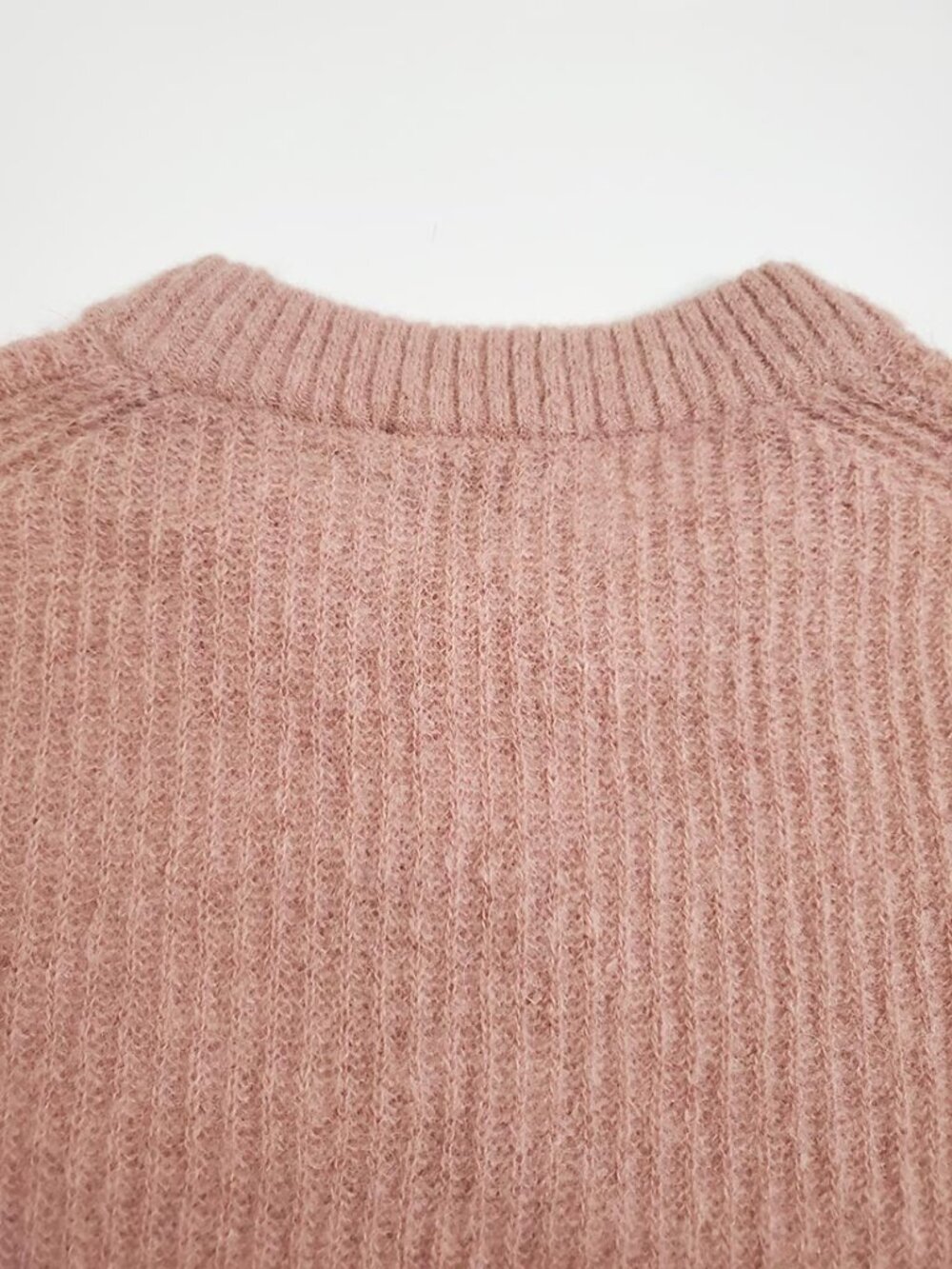 Everlane Cocoon Alpaca Crew Neck Knit Sweater M Blush Pink Long Sleeve Cozy - Picture 11 of 13